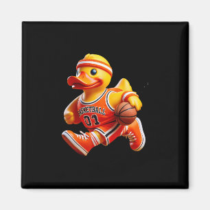 Gummiente Sketll Spieler Ducky Duckie Männer Fraue Magnet