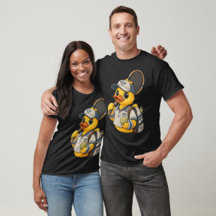 Gummiente Tennisspieler Vintage Edition T-Shirt