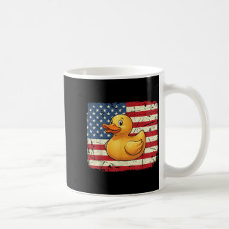 Gummiente USA-Flagge Unabhängigkeitstag Badeente Kaffeetasse