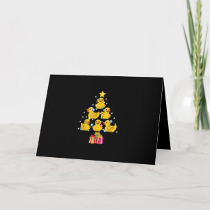 Gummiente Weihnachtsbaum Ente Quack Weihnachten Karte
