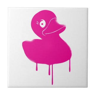 Gummienten-Ducky Graffiti-Kunst Fliese