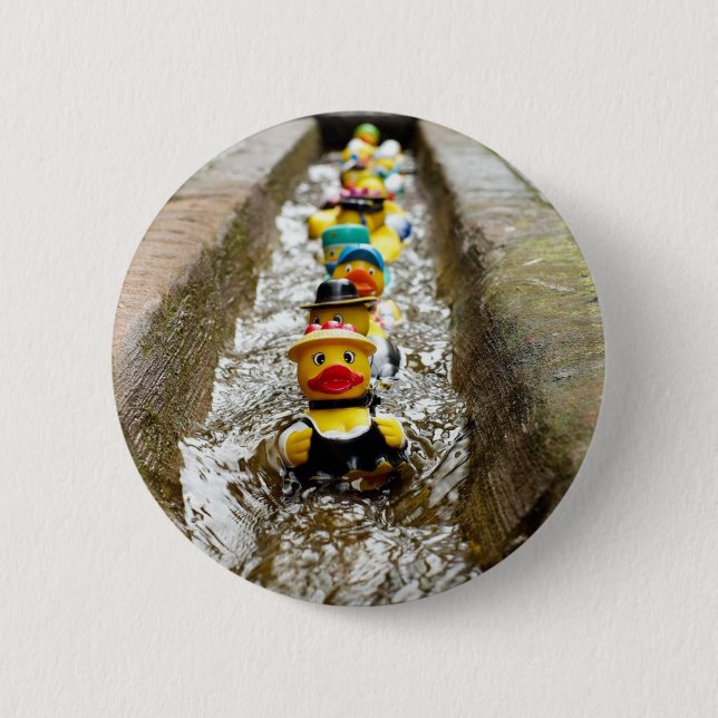 Gummienten - Kolossal, Rundknopf 12 mm Button (Vorderseite)