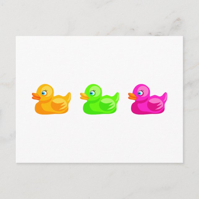 Gummienten Postkarte (Vorderseite)