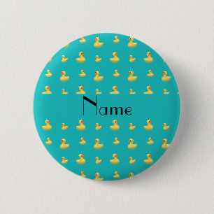 Gummientenmuster des personalisierten button
