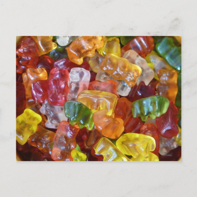 gummies Süßigkeitslumm Postkarte (Vorderseite)