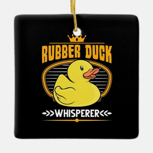 Gummiherde Whisperer Keramikornament (Vorderseite)