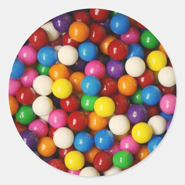 Gummikleber Runder Aufkleber (Vorderseite)