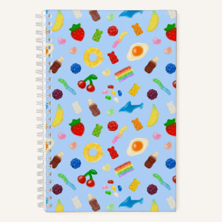 Gummiliebhaber Blau Notizbuch