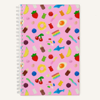 Gummiliebhaber Pink Notizbuch