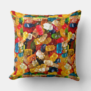 Gummy Bären Candy Regenbogen werfen Kissen