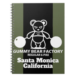 Gummy Bären Factory Gym/Fitness Notizblock