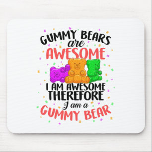 Gummy Bären tanzend Tiercreme für erwachsene KI Mousepad