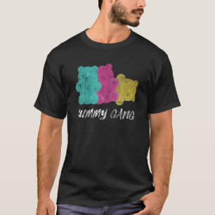 Gummy Gang Sweet Fruchtkuchen Bonbons Fans Männer T-Shirt