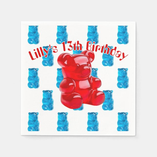 Gummy Jelly  Serviette (Vorderseite)