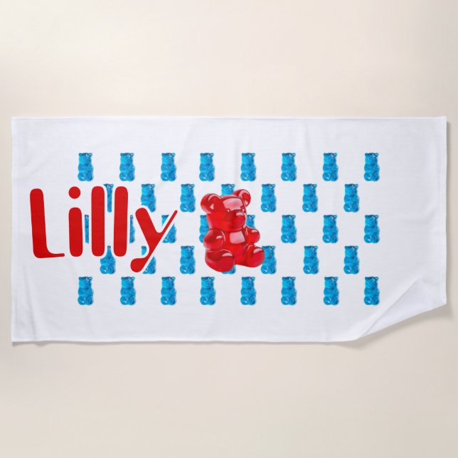 Gummy Jelly  Strandtuch (Vorderseite)