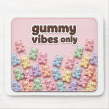 Gummy Vibes Only Pastel-Bären Rosa Kawaii-Schreibt