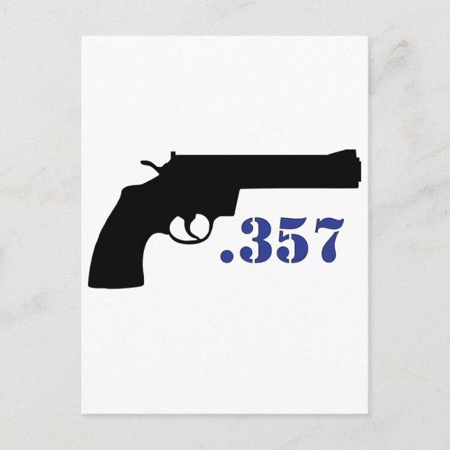 **GUN .357** POSTKARTE (Vorderseite)
