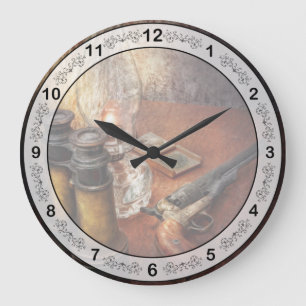 Gun - Der Code für Abenteuer Große Wanduhr
