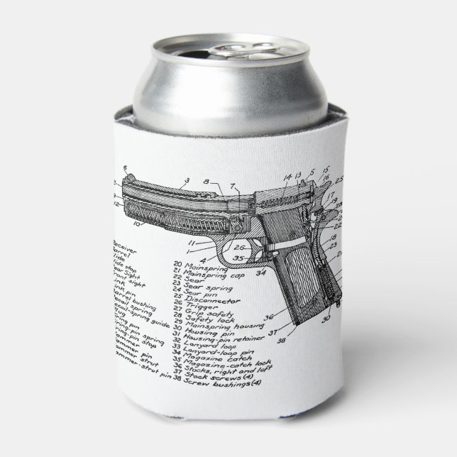 Gun Diagramm V2 Dosenkühler (Kanne Vorderseite)