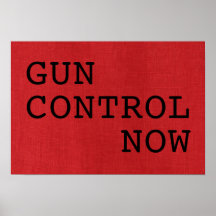 Gun Kontrolle jetzt auf Red Linen Foto Protest-Zei