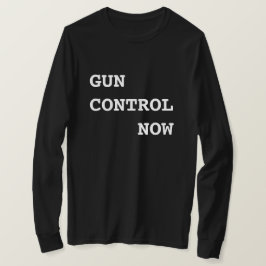 Gun Kontrolle Now, fett weißer Text, Protest März T-Shirt