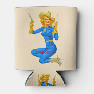 Gun-toting Button-up Cowgirl Thunder_Cove Dosenkühler