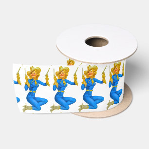 Gun-toting Button-up Cowgirl Thunder_Cove Satinband