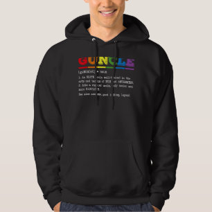 Guncle Definition Stolz Gay Onkel Lgbtq Prix Hoodie