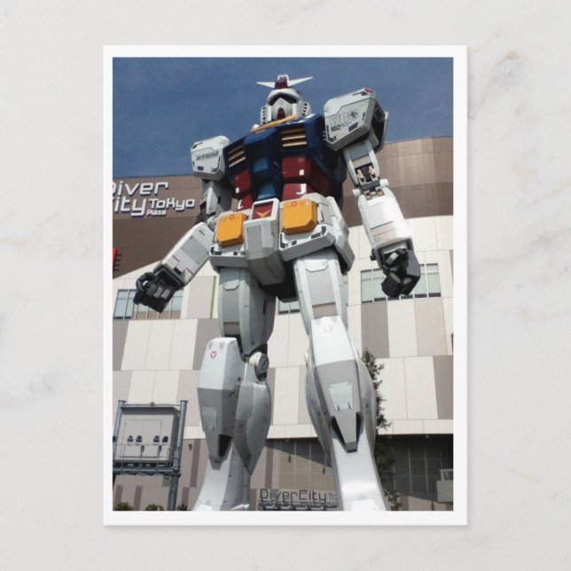 Gundam RX-78 Postkarte (Vorderseite)