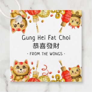 Gung Hei Fat Choi Gute neue Jahre Geschenkanhänger