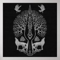 Gungnir - Speer of Odin and Tree of life -
