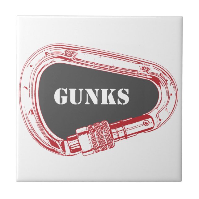 Gunks Climbing Carabiner Fliese (Vorderseite)