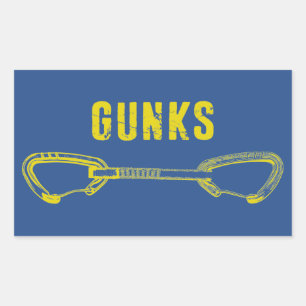 Gunks Climbing Quickziehen Rechteckiger Aufkleber