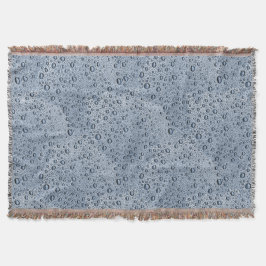 Gunmetal-graue Wassertropfen Decke