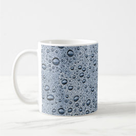 Gunmetal-graue Wassertropfen Kaffeetasse