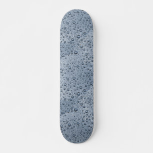 Gunmetal-graue Wassertropfen Skateboard