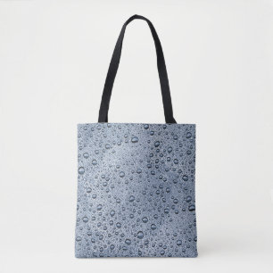 Gunmetal-graue Wassertropfen Tasche