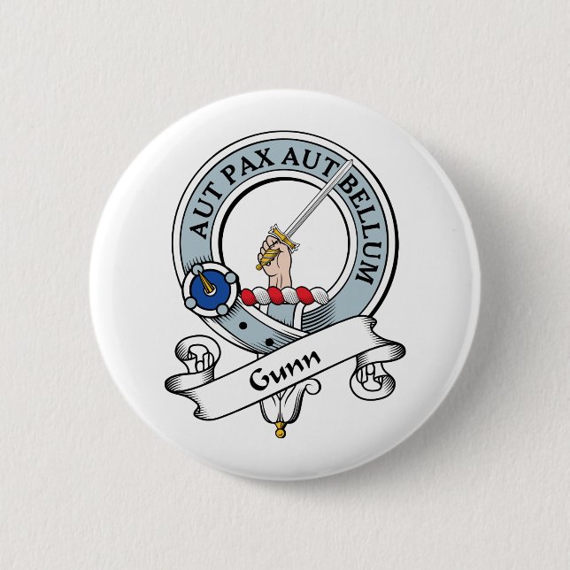 Gunn-Clan-Abzeichen Button (Vorderseite)