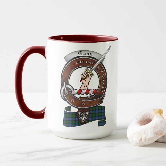 Gunn Clan Abzeichen Combo 15oz Tasse (Mit Donut)