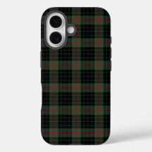 Gunn Clan Dark Green und Black Tartan