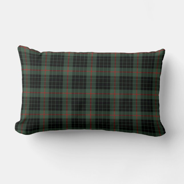Gunn Clan Tartan Lendenkissen (Vorderseite)