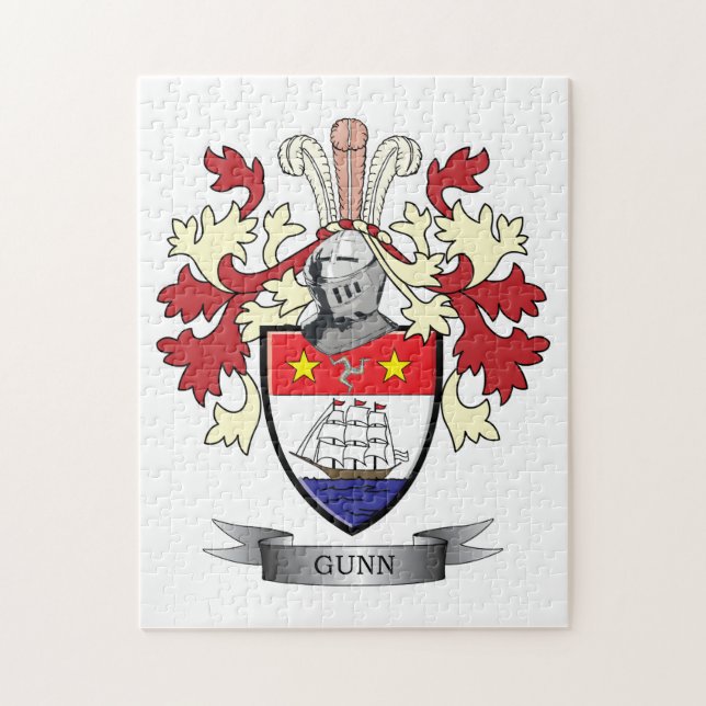 Gunn-Familienwappen-Wappen (Vertikal)