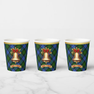 Gunn Personalisiert Tartan Christmas Pappbecher