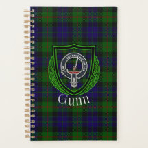 Gunn schottischer Clan Tartan und Wappen