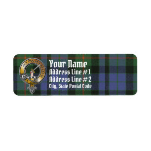 Gunn Tartan & Abzeichen