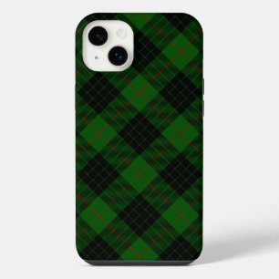 Gunn-Tartan grün schwarzes Karo iPhone 14 Plus Hülle