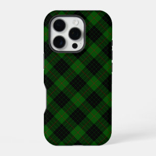 Gunn-Tartan grün schwarzes Karo iPhone 16 Pro Hülle