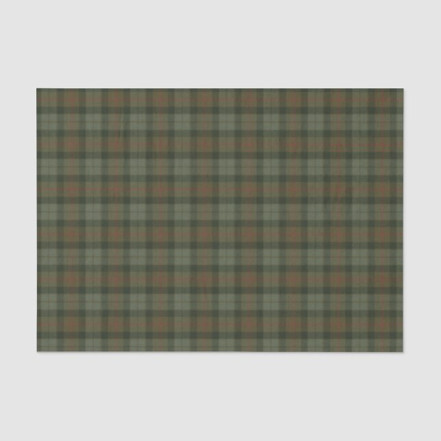 Gunn Weathered Original Scottish Tartan Seidenpapier (Vorderseite)
