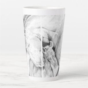 Gunner & Tommy LG(ballpoint) Latte-Tasse Milchtasse