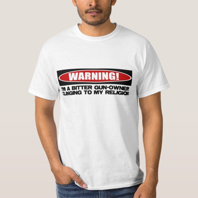 gunowner Warnung T-Shirt (Vorderseite)